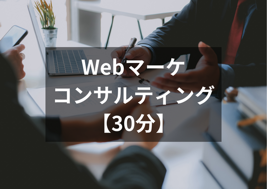 Webマーケティングコンサル(オンライン)【30分】